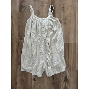 Hunter & Browner Linen/ Rayon‎ Romper Size Xs Boho Cottagecore